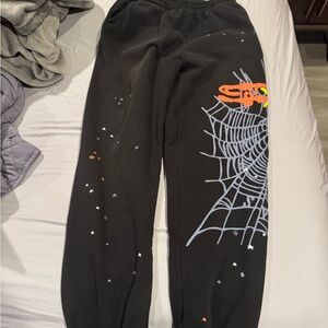 Sp5der Heavy Web Sweatpants size Large
